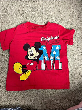 Disney Mickey Mouse Graphic Tee Girls Size 4